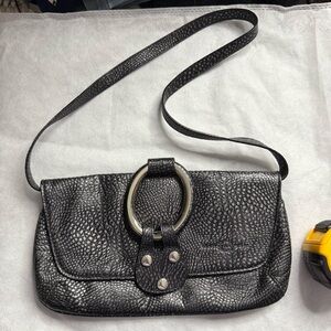 Elegant Black Textured Women's Bag